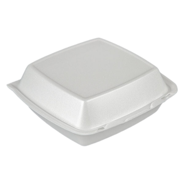 Dart White Foam Hinged Lid Containers 60HT1