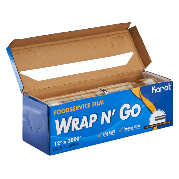 12" x 2000' Food Service Cling Film Roll
