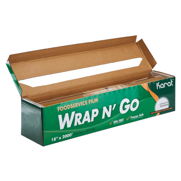 18" x 2000' Food Service Cling Film Roll