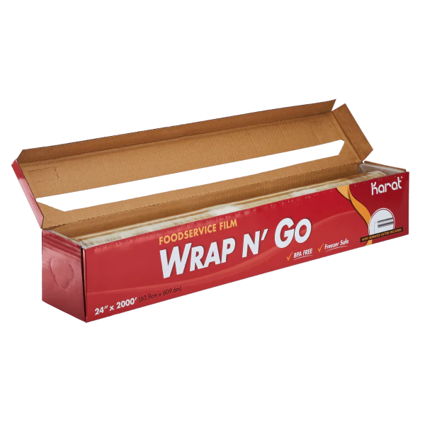 24" x 2000' Food Service Cling Film Roll
