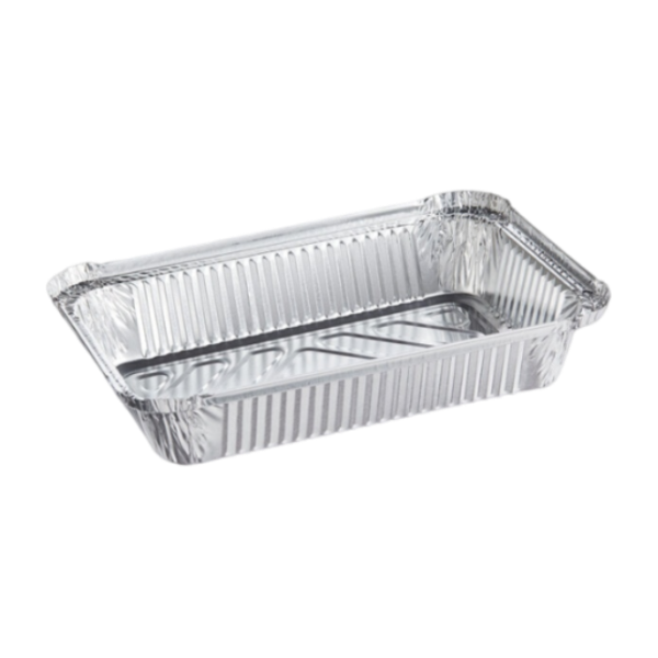 2 LB Foil Oblong Take Out Containers [500/Case]