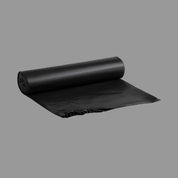 Karat 55-60 Gallon Can Liner, Black 1.5 Mil [100 Pack]