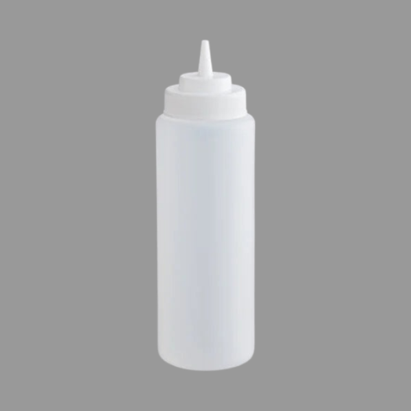 Wide Mouth Squeeze Bottle 32 oz [6 Pack]