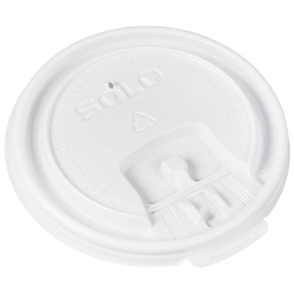 Flat Lid For 8 oz Hot Cup, White [1000/Case]