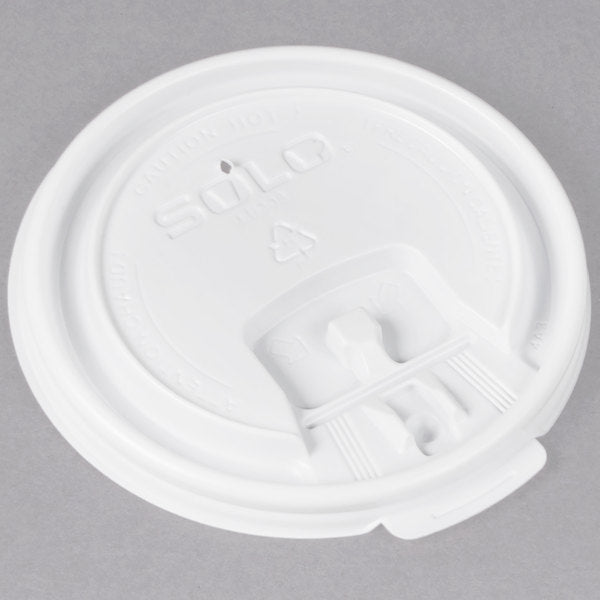 Flat Lid For 8 oz Hot Cup, White [1000/Case]