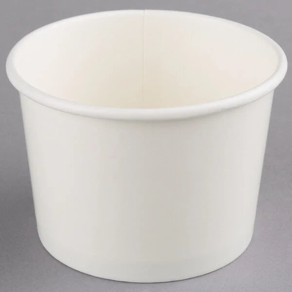 16 oz White Paper Food Cup [500/Case]