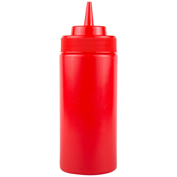 Wide Mouth Squeeze Bottle 16 oz [6 Pack]