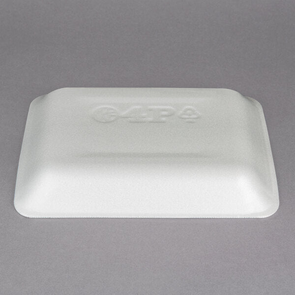 CKF 4P Heavy Duty Foam Meat Tray, White [400/Case]