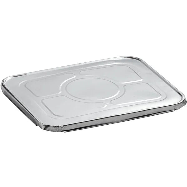 Standard Duty Lids for Half Size Foil Steam Pan [100 Pack]
