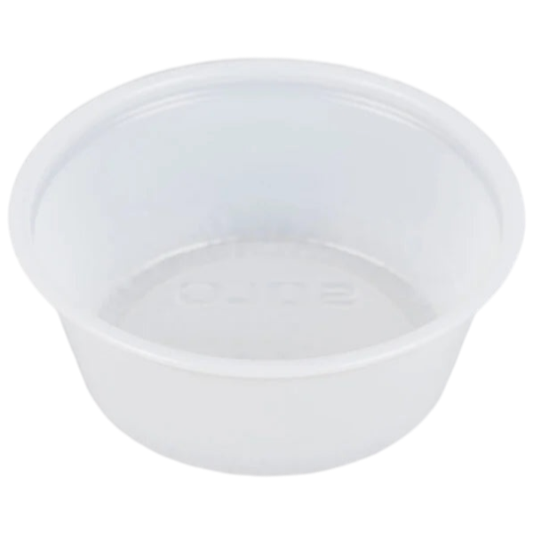 Import 1.5 oz Plastic Portion Cups [2,500/Case]