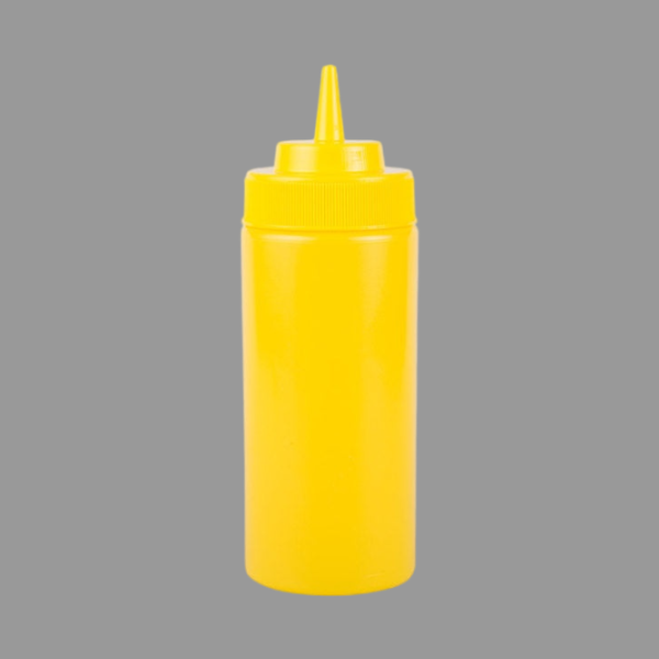 Wide Mouth Squeeze Bottle 16 oz [6 Pack]
