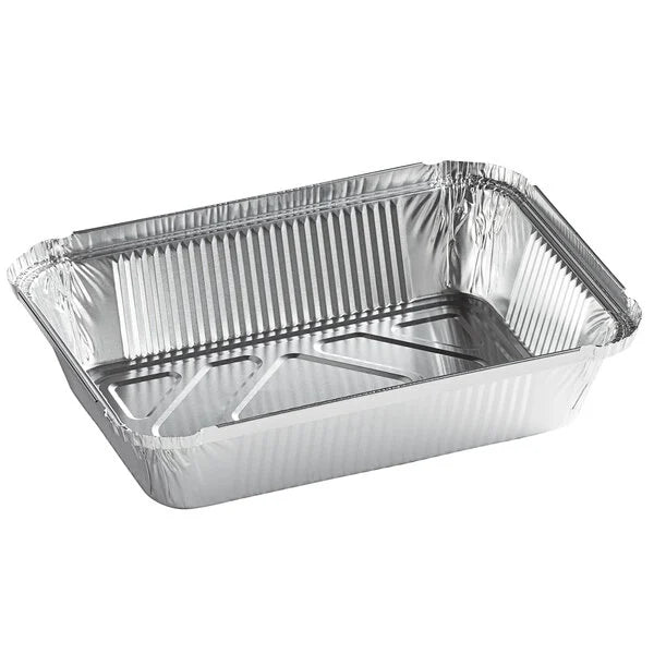 2.25 LB Foil Oblong Take Out Containers [500/Case]
