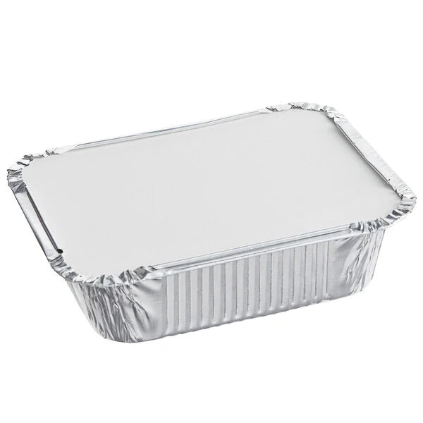 Board Lid for 1 LB Foil Oblong Take Out Container [1000 Pack]