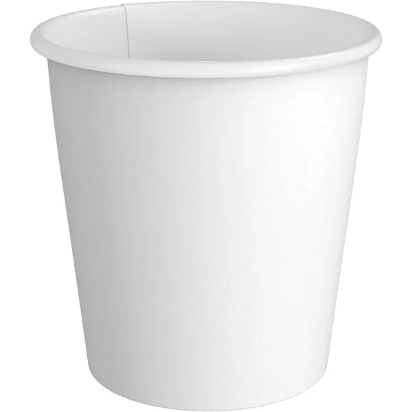 8 oz White Paper Hot Cup [1000/Case]