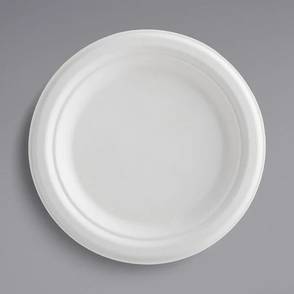 7" Biodegradable Round Plate [1000 Pack]