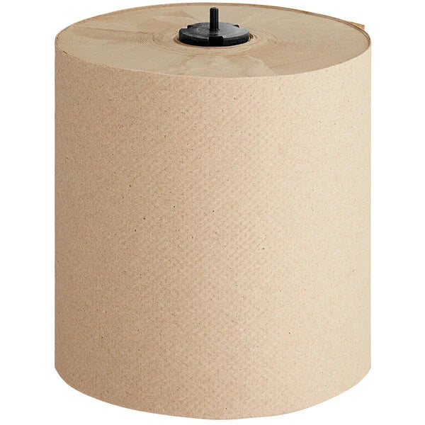Tork Universal Matic Natural Kraft 1-Ply Paper Towel Roll H1, 700 Feet / Roll [6/Case]