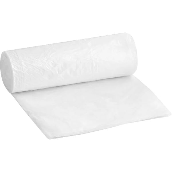 38" x 60" - 58 Gallon Clear Can Liners, 0.56 Mil [25/8 Rolls]