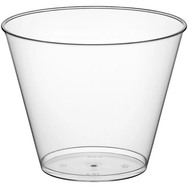 9oz. Clear Plastic Tumblers [500 Pack]