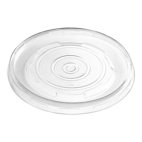 Karat PP Flat Lids for 6/10oz Paper Food Cup [1,000/Case]