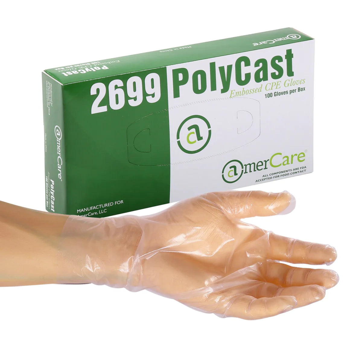 Royal Polycast Textured Gloves, Large [10/100]