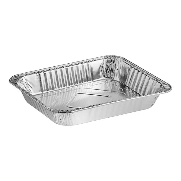 HFA Heavy Duty Half Size Medium Foil Steam Pans [100 Pack]