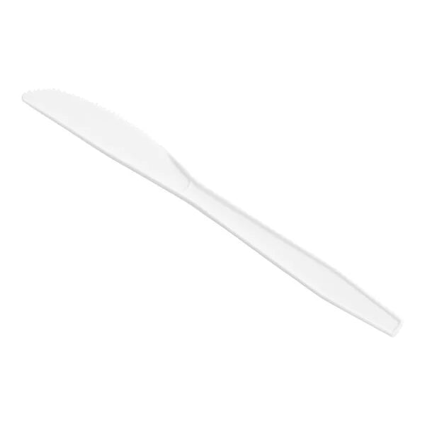 Heavy Weight Plastic Knife, White  [1000/Case]