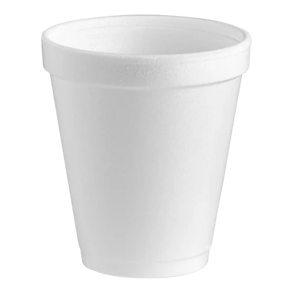 Dart 8J8 8 oz. White Foam Cup - 1,000/Case