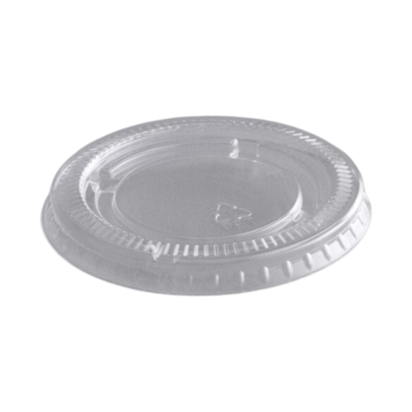 Dart 0.75 oz Portion Cups Lids, Clear [2500 Pack]