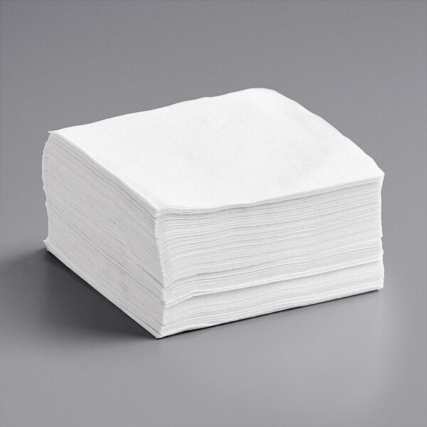 Karat 10" x 10" 2 Ply Premium Napkin, White [3000 Pack]