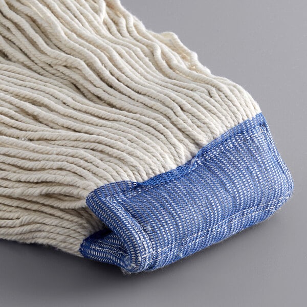 24 oz. Natural Cotton Looped End Wet Mop Head with 5" Headband
