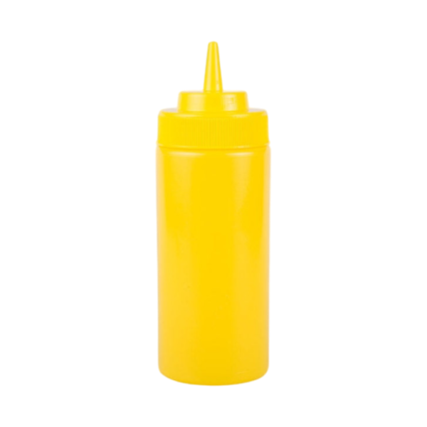 Wide Mouth Squeeze Bottle 16 oz [6 Pack]