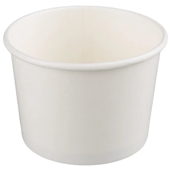 16 oz White Paper Food Cup [500/Case]