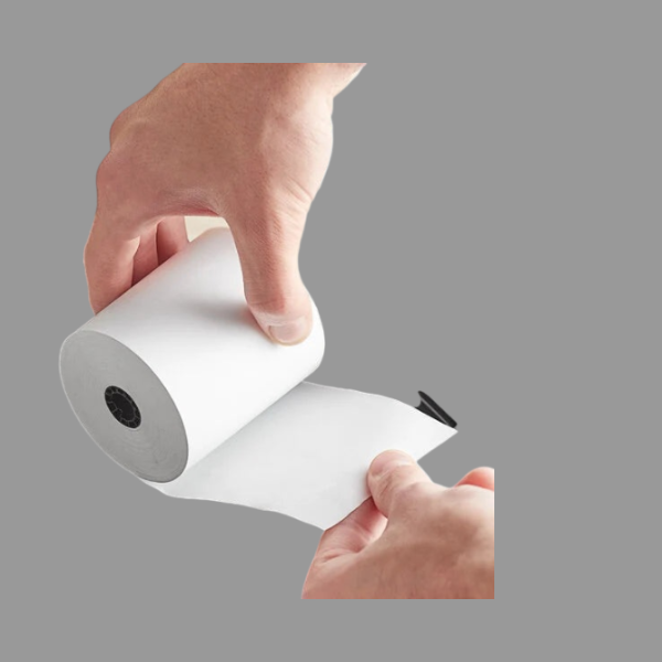 3 1/8" x 230' Thermal Cash Register POS Paper Roll Tape [50/Case]