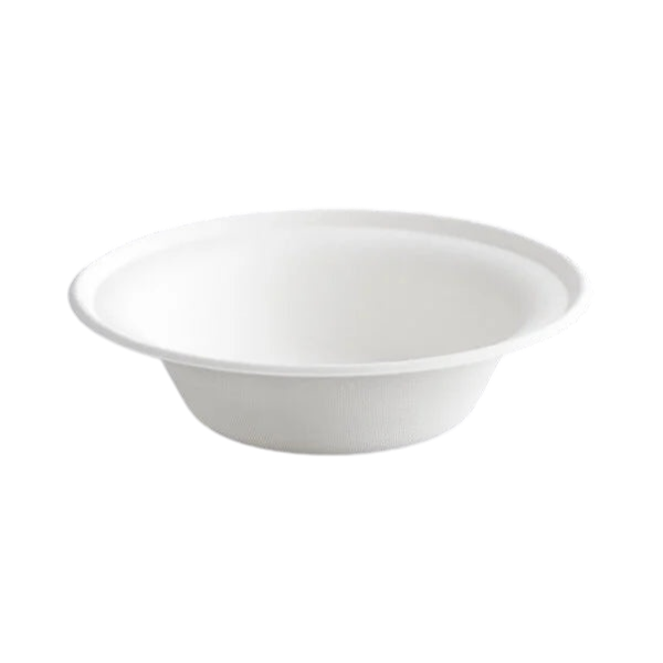 16 oz Bagasse Bowl, White [1000/Case]