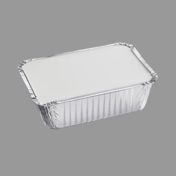 Board Lid for 5 LB Foil Oblong Take Out Container [250 Pack]