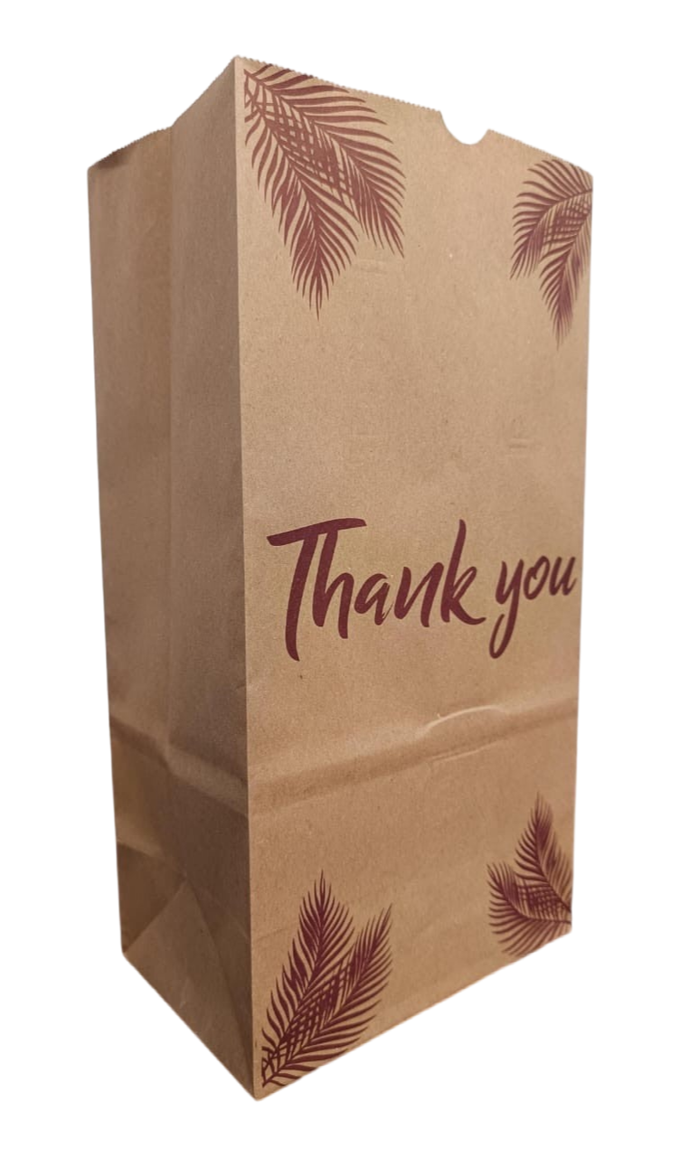 GJ7 - 16 LB "Thankyou Print" Heavy Duty Grocery Paper Bag, [400/Case]