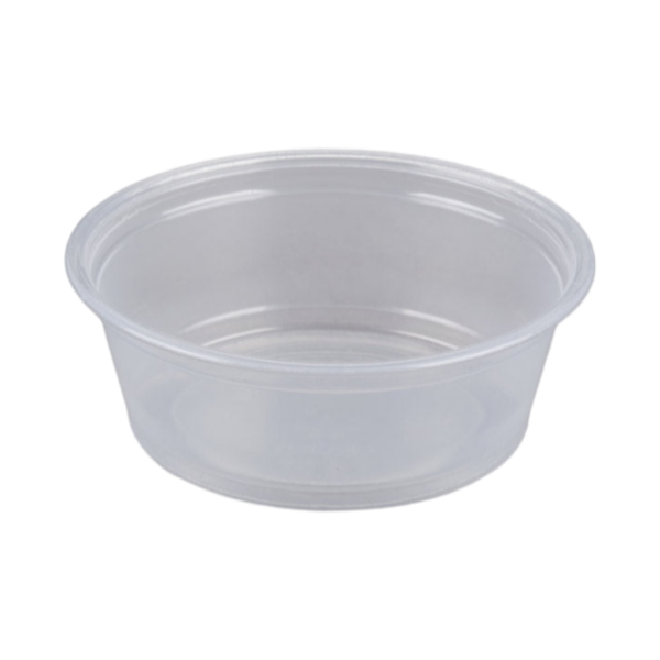 Dart 0.75 oz PP Plastic Portion Cups, Clear [2500 Pack]