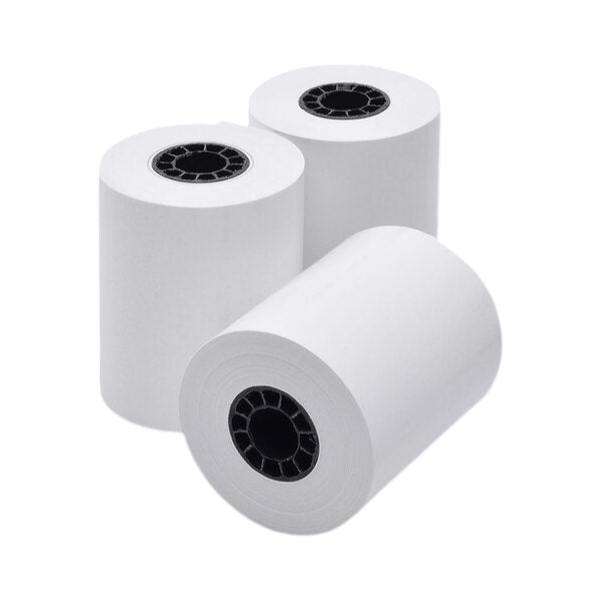 Kaan 2 1/4" x 85' Thermal Cash Register POS / Calculator Paper Roll Tape [50/Case]