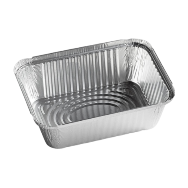 5 LB Foil Oblong Take Out Containers [250/Case]