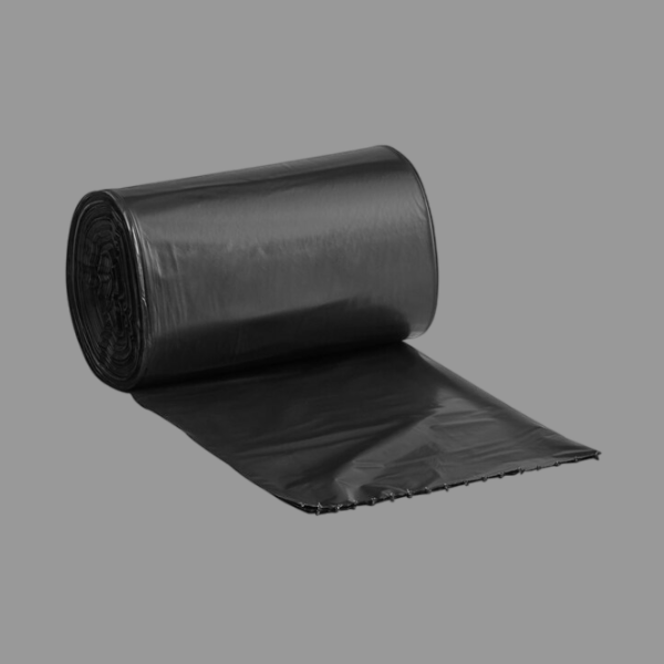 Extra Heavy Duty Can Liners 33 Gallon Black, 2.3 Mil [100 Pack]