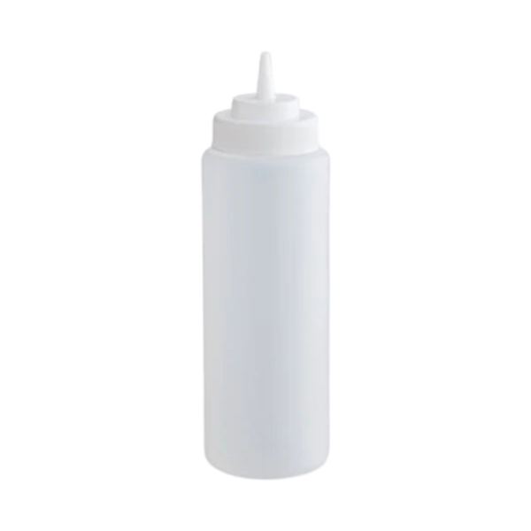 Wide Mouth Squeeze Bottle 32 oz [6 Pack]