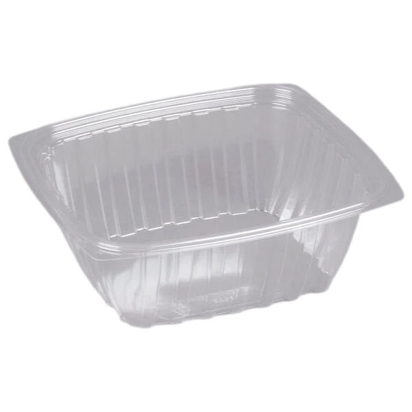 Dart C32DER ClearPac 32 oz. Clear Rectangular Plastic Container - 504/Case