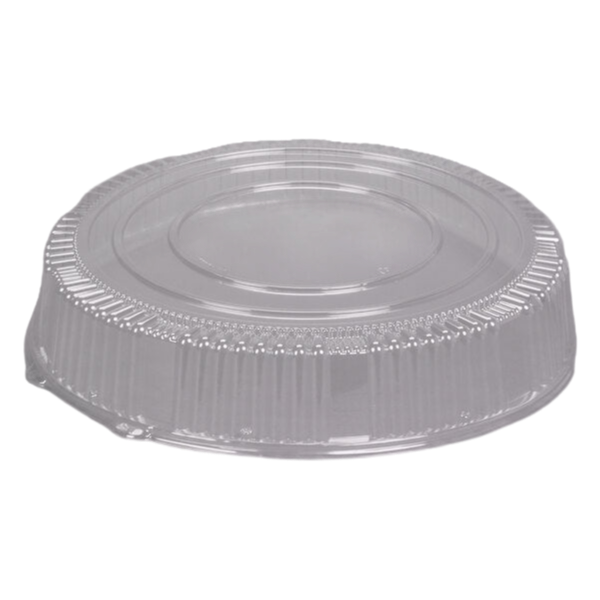 Crystal Clear PET Plastic Round High Dome Lid For 18" Catering Tray [25/Case]