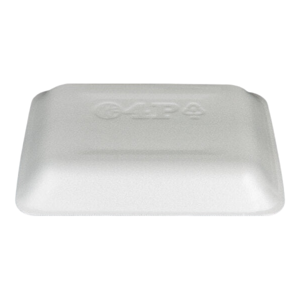 CKF 4P Heavy Duty Foam Meat Tray, White [400/Case]