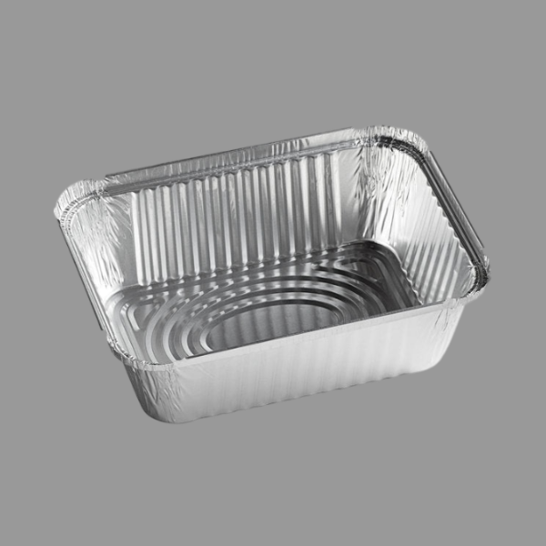 5 LB Foil Oblong Take Out Containers [250/Case]