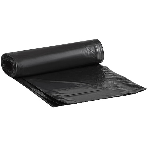 Can Liners 58 Gallon Black 1.5 Mil [50 Pack]