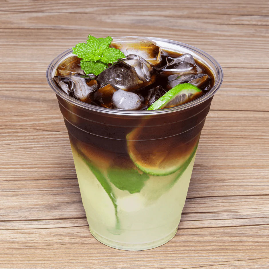 12oz PET Plastic Cold Cups  [1,000/Case]
