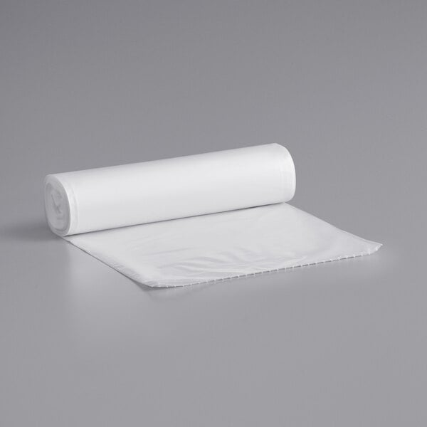 Can Liners 7 - 10 Gallon Clear 1.0 Mil [500 Pack]