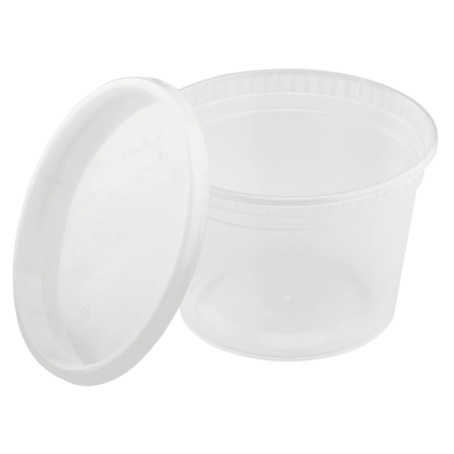 Elite 16 oz Microwavable Deli Containers with Lids [240/Case]