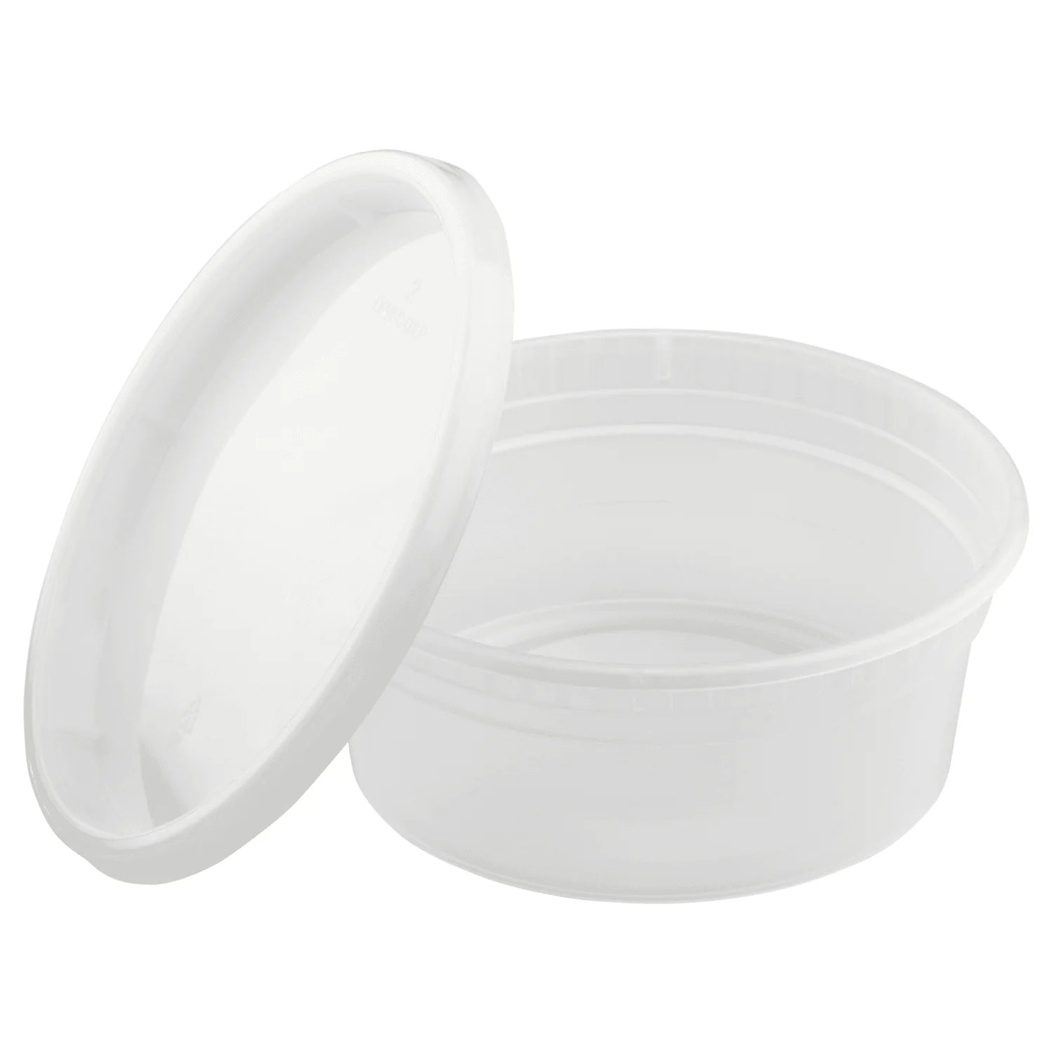 Elite 8 oz Microwavable Deli Containers with Lids [240/Case]